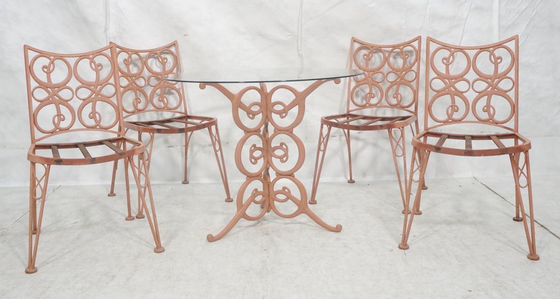 Plantation patterns 2024 wrought iron furniture