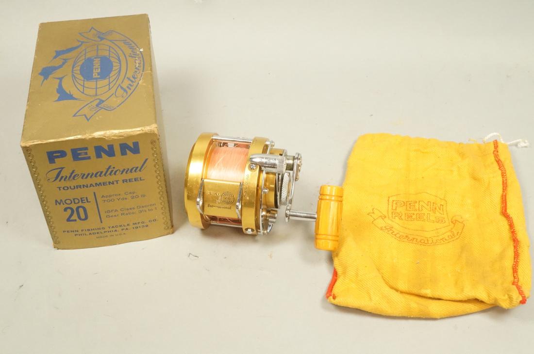 Lg Fishing Reel PENN REELS INTERNATIONAL No. 20. (1 of 9)