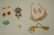 8pc Vintage Costume Jewelry Lot. Rhinestones, cor