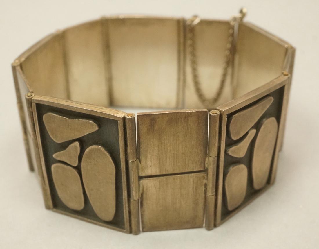 Sterling American Studio Modernist Bracelet. PAGACZ (1 of 8)