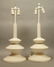 Pr GIACOMETTI Style Sculptural Table Lamps. Mode