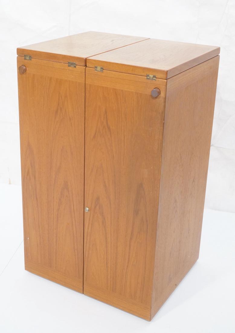 Danish Teak Bar Desk Storage Cabinet. Storage uni (1 of 6)
