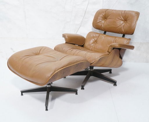 Rosewood Brown Leather Charles Eames Lounge Chair Rosewood Brown Leather Charles Eames Lounge Chair