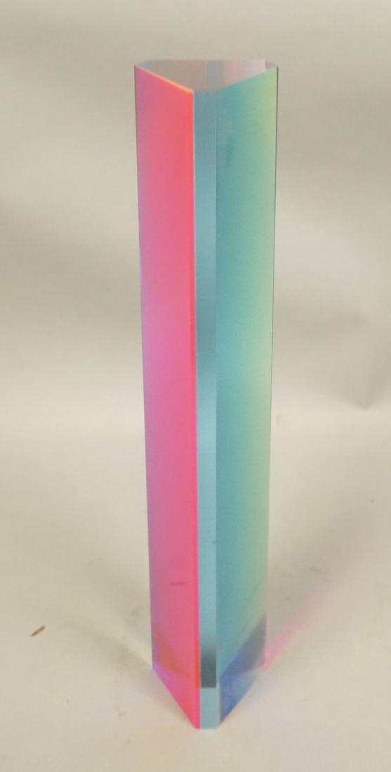 Tall 3 Sided Vasa Mihich Table Sculpture.  Colorf (1 of 8)