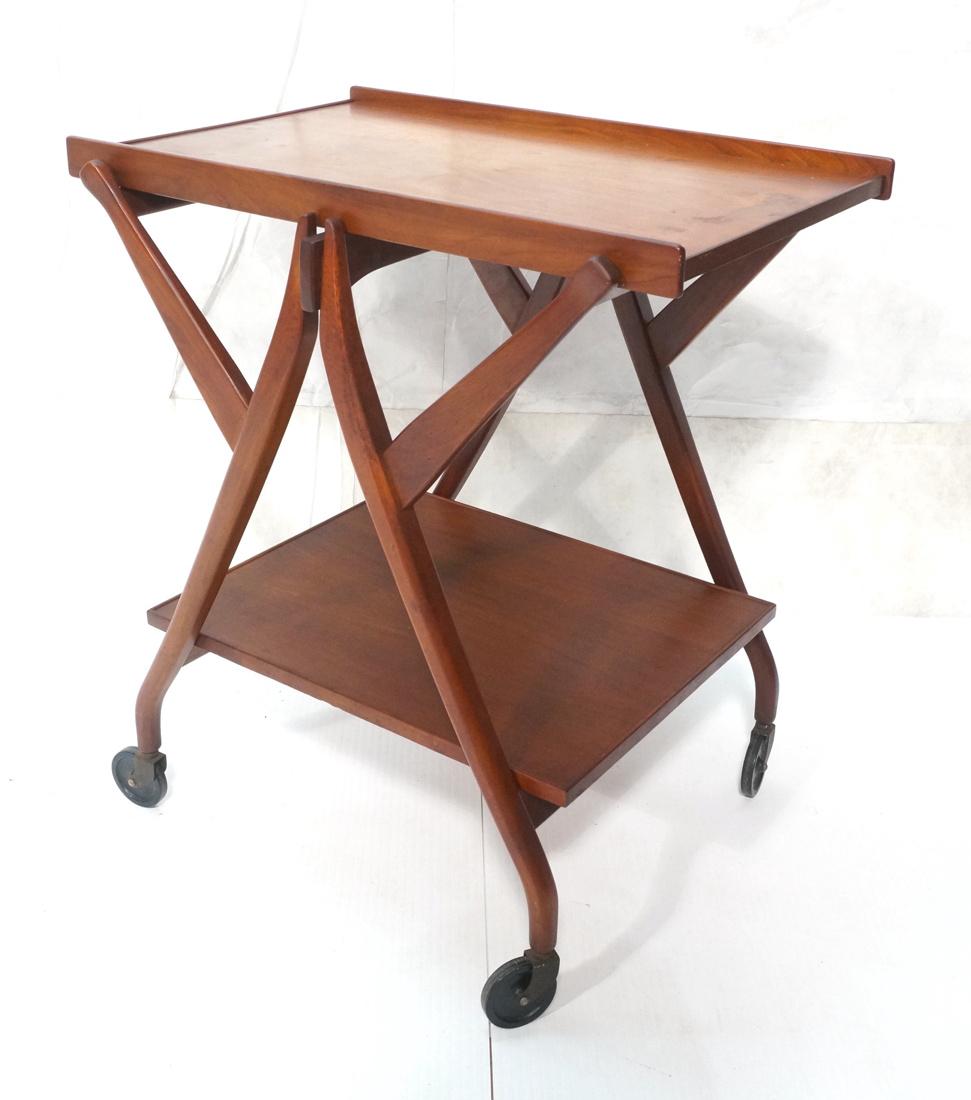 DREXEL Modern Rolling Bar Tea Cart. Stylish form (1 of 6)