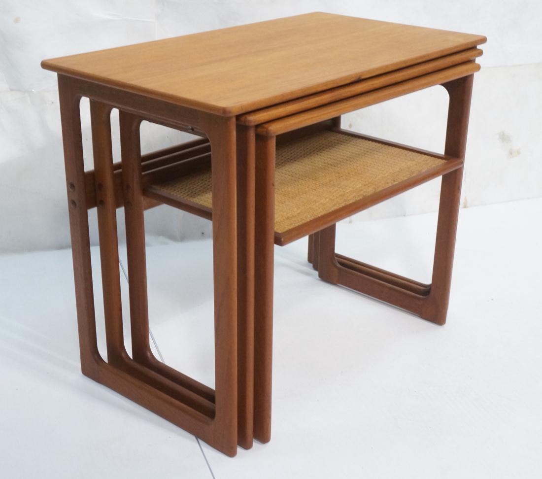 Set 3 Danish SILKEBORG Teak Nesting Tables (1 of 6)