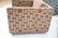 Pr KNOLL Upholstered Lounge Chairs. Cube form wit - 3