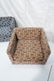 Pr KNOLL Upholstered Lounge Chairs. Cube form wit - 5