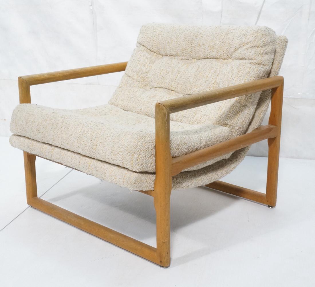MILO BAUGHMAN for THAYER COGGIN Oak Lounge Chair. (1 of 7)