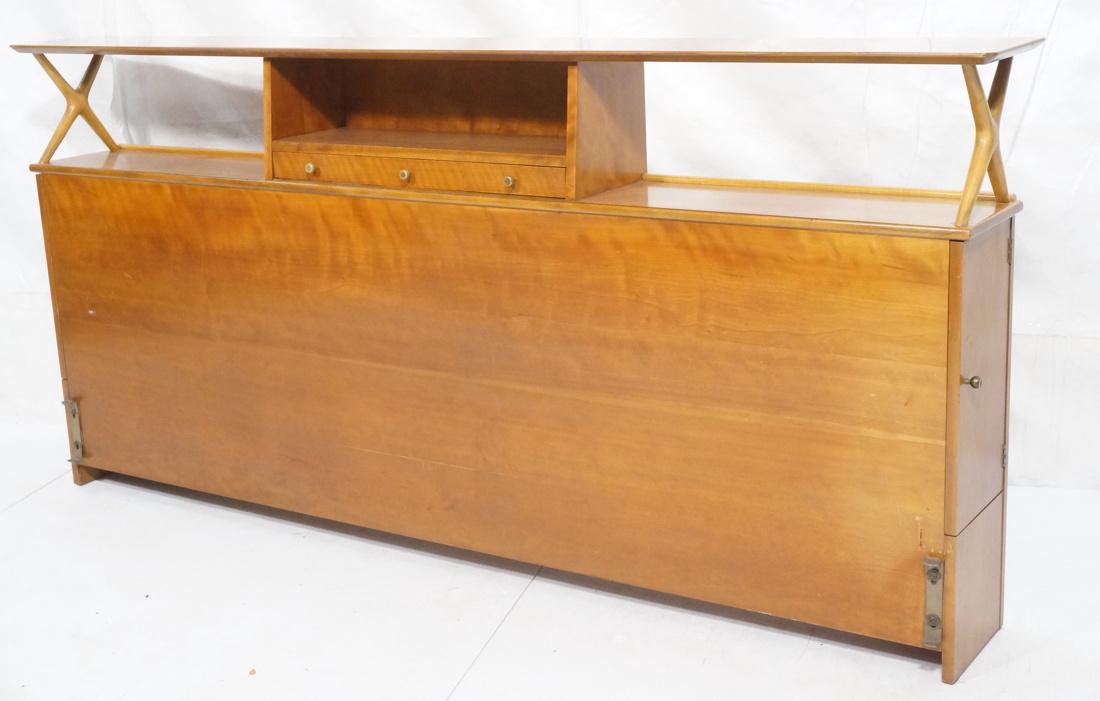 EDMUND SPENCE Modern  Headboard Bookcase. Nice op (1 of 8)