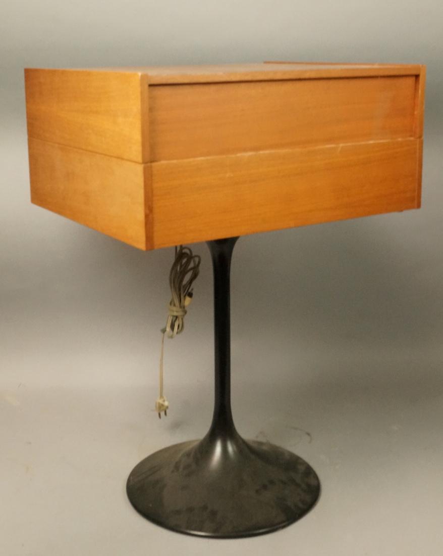 ELAC Turntable Teak Cabinet w SAARINEN Style Base (1 of 9)