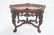 Vintage Heavily Carved Oval Side Table. Oval flor - 4