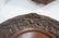 Vintage Heavily Carved Oval Side Table. Oval flor - 8
