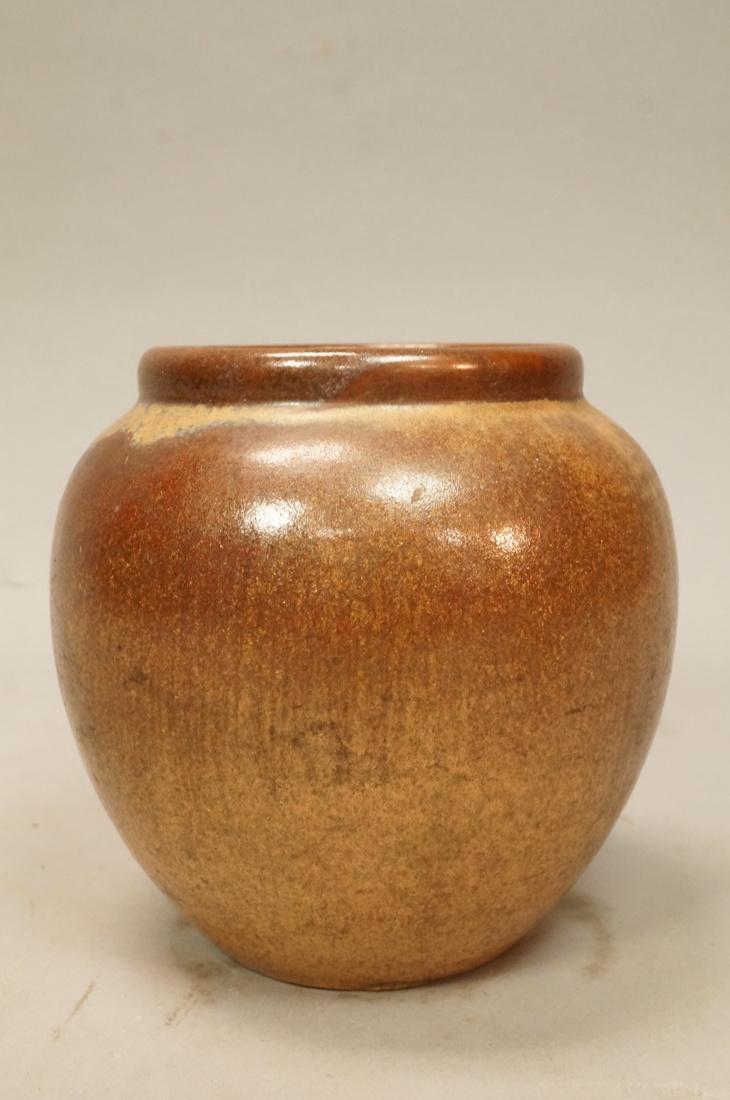 Brown Glazed FULPER American Art Pottery Vase. Dr (1 of 6)