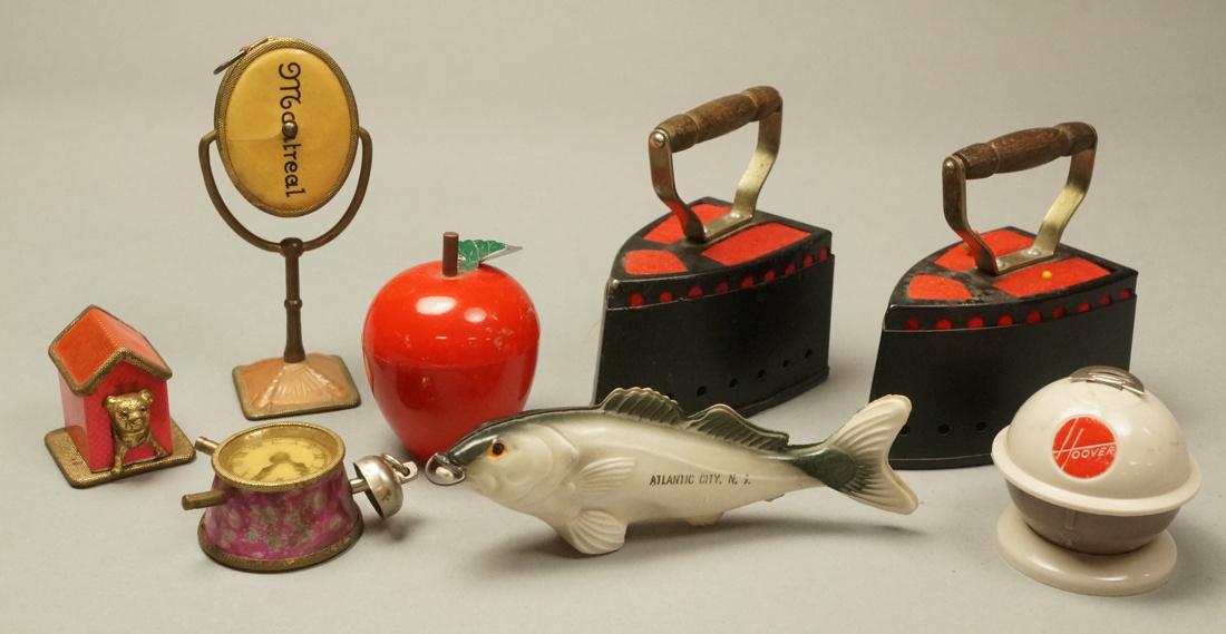 8 Curiosity Objects Figural Tape Measures, Pin Cu (1 of 6)