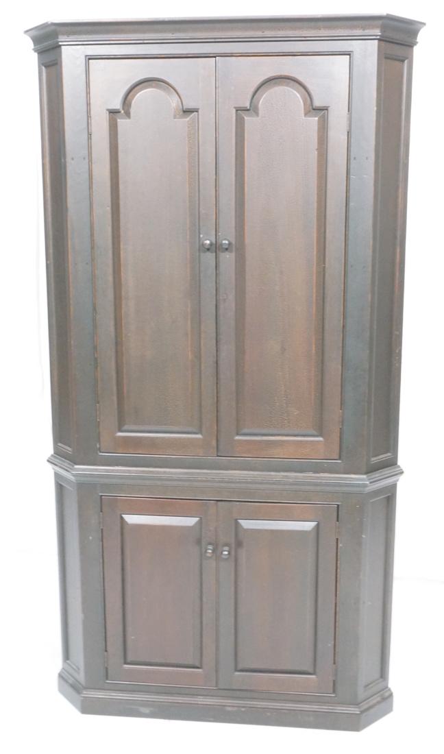 D.R. DIMES 2 Part Crackle Black Finish Corner Cab (1 of 10)