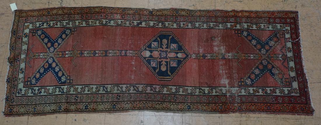 8'4 x 3'3 Handmade Oriental Carpet Rug. Caucasian (1 of 9)