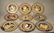 9 BJORN WIINBLAD for ROSENTHAL Plates. Christmas.