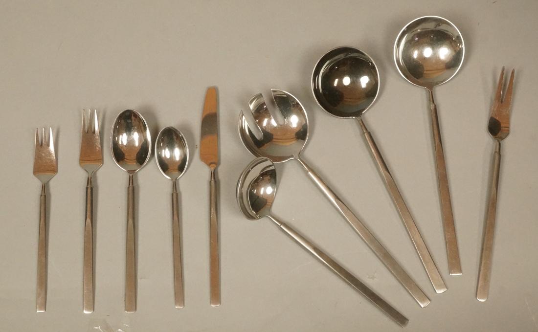 70 pcs Erik Herlow Obelisk flatware Denmark. (1 of 6)