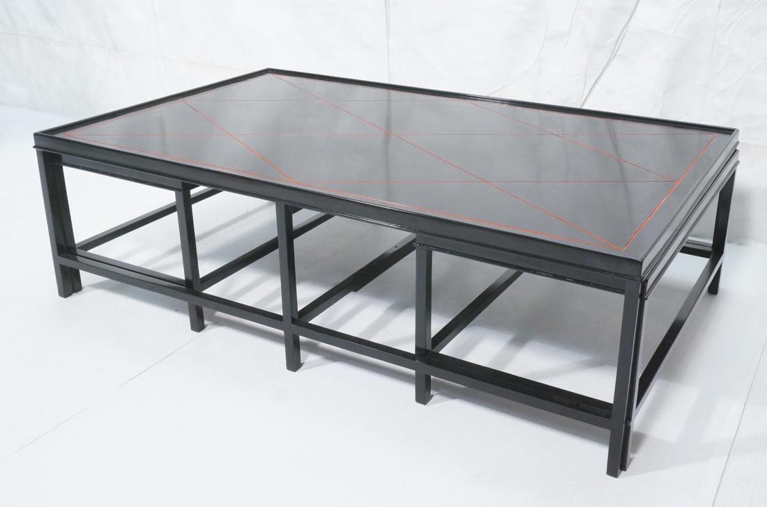 3pc Nesting Ebonized Coffee and End Table Set. Pa (1 of 10)