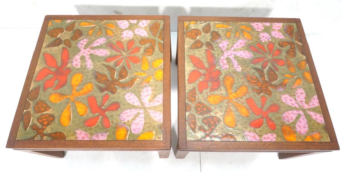 Pr HARVEY PROBBER Enamel Top Low Side Coffee Tabl (1 of 9)