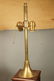 Pr Square Column Form Walnut Brass Table Lamps. W - 6