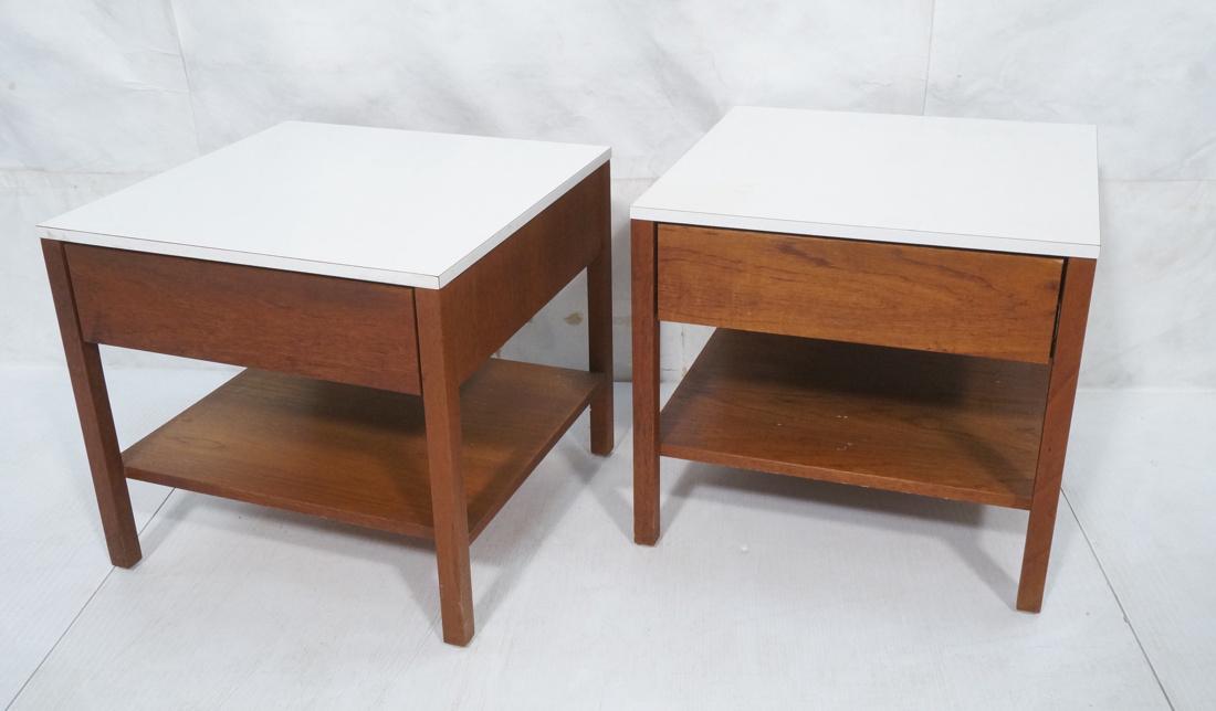 2 FLORENCE KNOLL American Modern Walnut End Table (1 of 10)