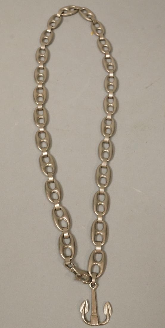 Signed GUCCI Italian Heavy Link Necklace. Large 1 (1 of 5)