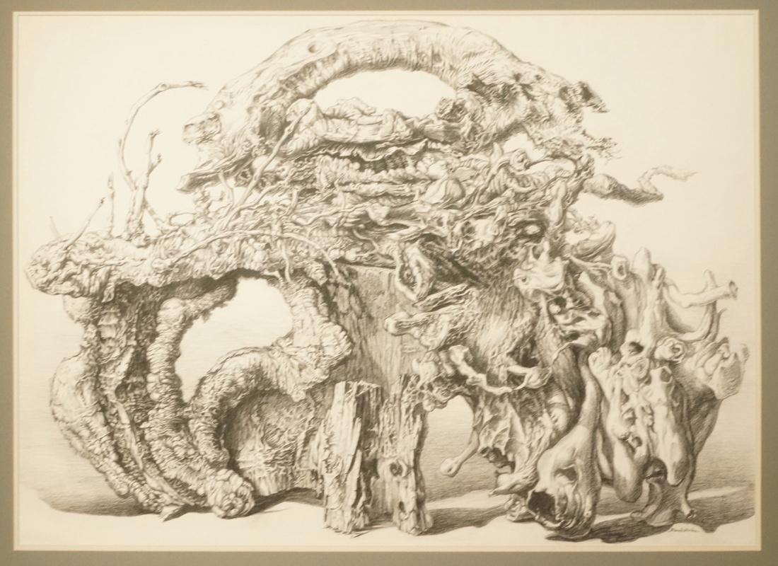 PAUL GORKA Elaborate Fantastical Pencil Drawing. (1 of 8)