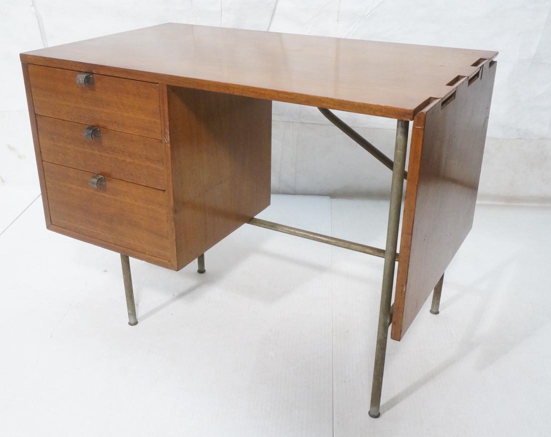 Herman Miller Walnut Drop Side Desk. Large doveta (1 of 10)