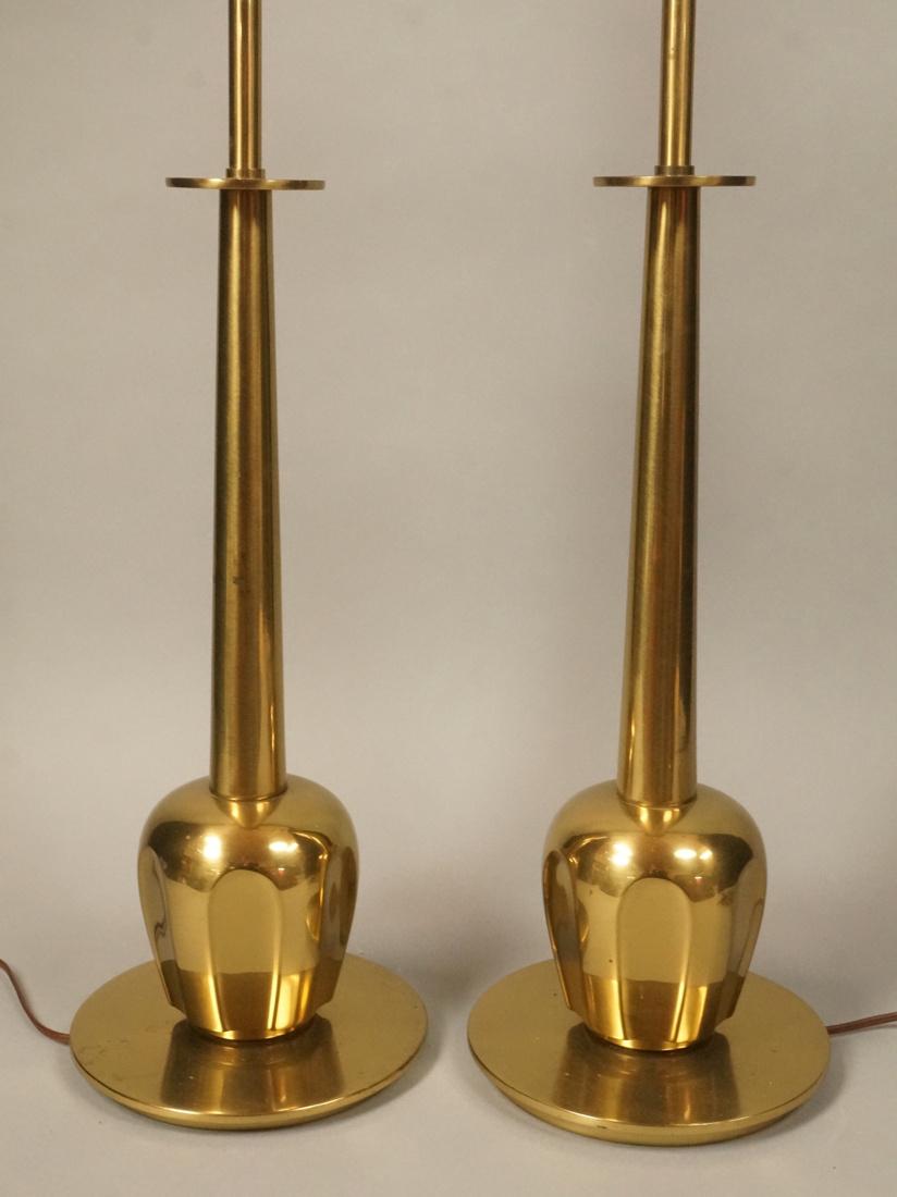 Pr TOMMI PARZINGER Style Brass Table Lamps. Styli (1 of 6)