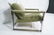 MILO BAUGHMAN Style Chrome Steel Lounge Chair. Gr - 2