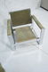 MILO BAUGHMAN Style Chrome Steel Lounge Chair. Gr - 7
