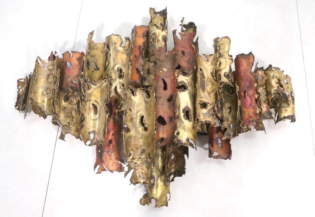 SILAS SEANDEL Metal Brutalist Lg Wall Sculpture. (1 of 6)
