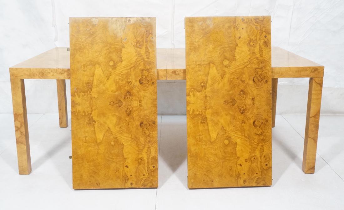 MILO BAUGHMAN Burl Wood Dining Table. Oversized r (1 of 9)