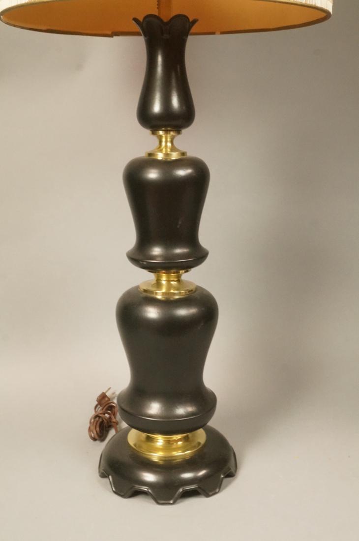 Black Ceramic Table Lamp. Multiple ceramic elemen (1 of 8)