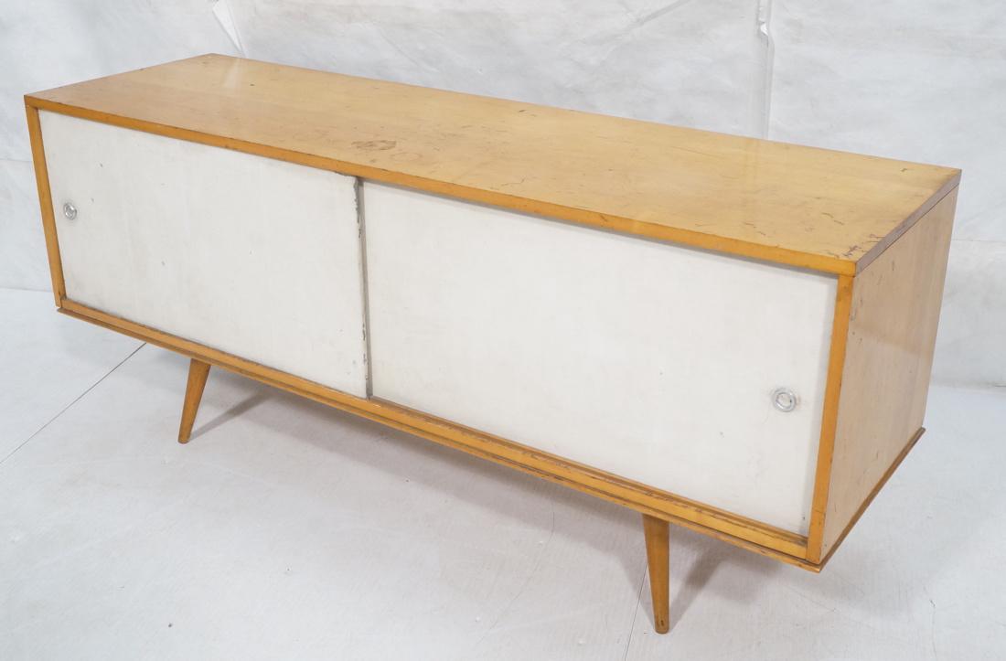 PAUL MCCOBB Maple 2 Door Cabinet. Pr sliding gras (1 of 10)