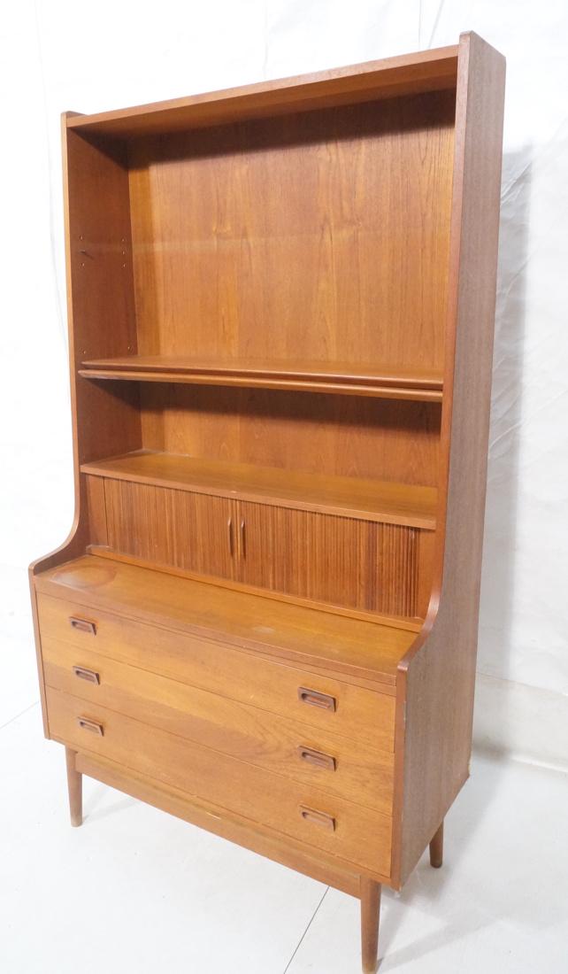 BORGE MOGENSEN Danish Teak Secretary Desk. Modern (1 of 7)