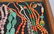 11 pc Vintage Bead Necklace Lot. Chinese carved r - 6