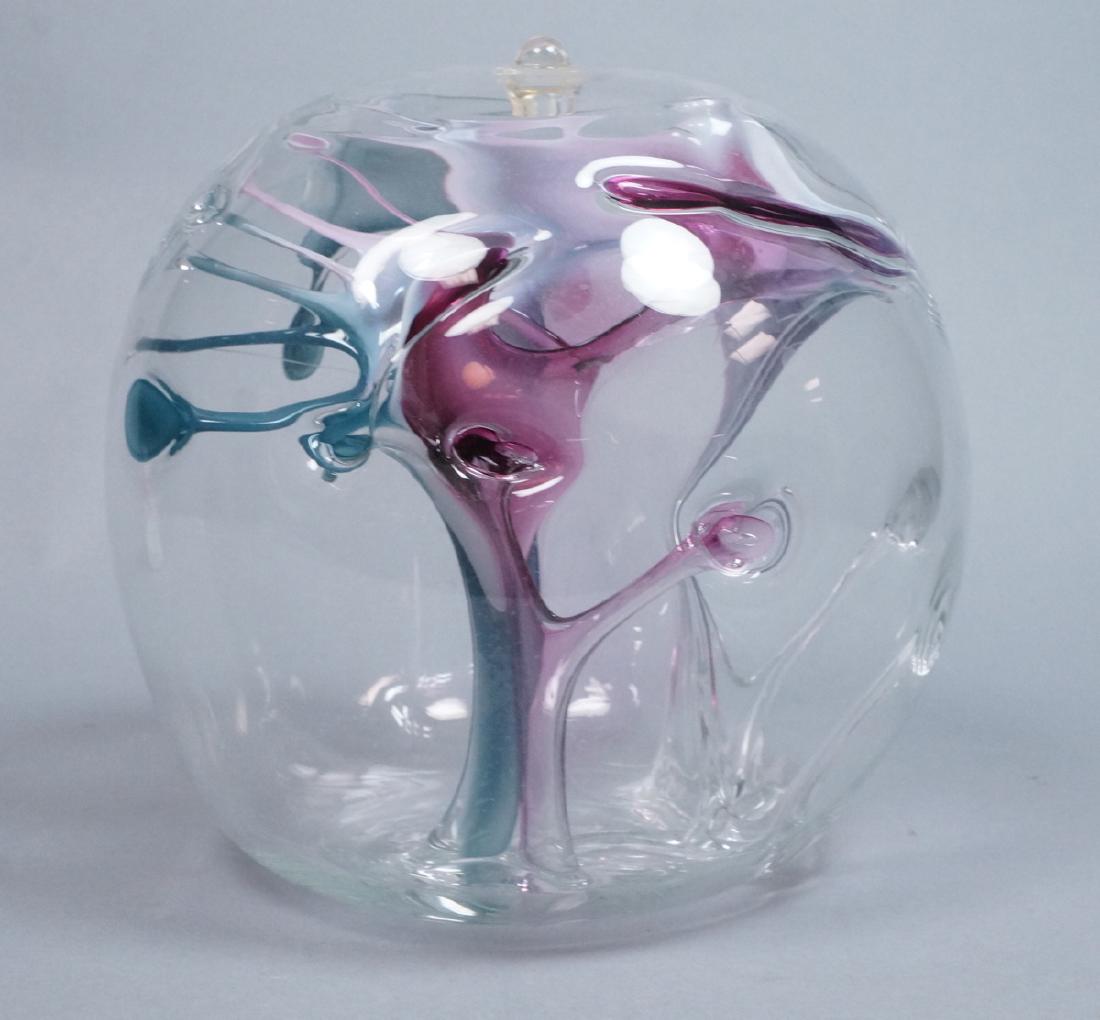 Signed PETER BRAMHALL Art Glass Sculpture. Modern (1 of 6)