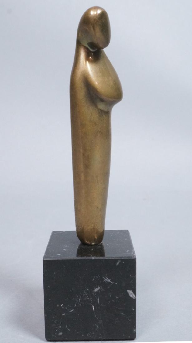 Small M.K. SHANNON Figural Bronze Sculpture. Stan (1 of 7)