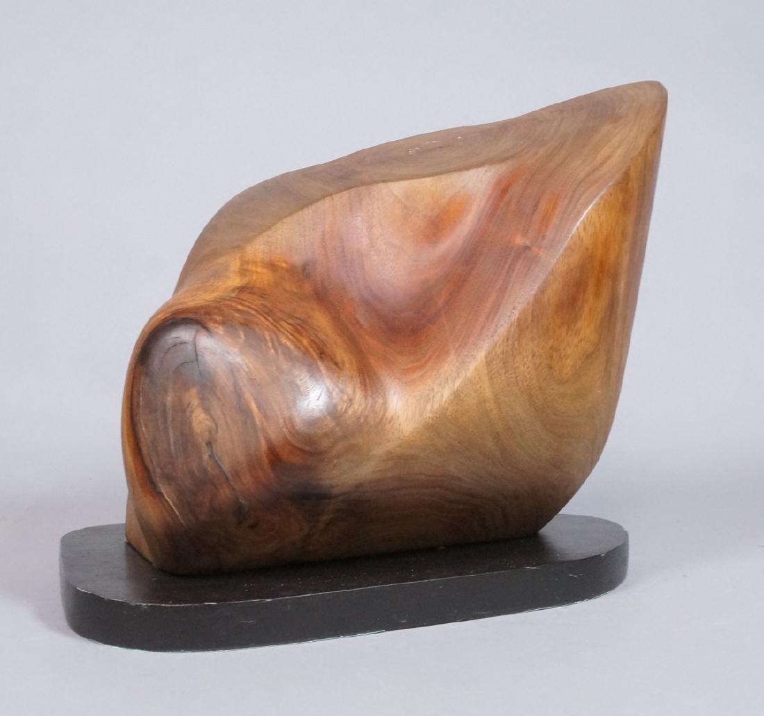 Modern Form Walnut Sculpture signed. T. Weissinge (1 of 6)