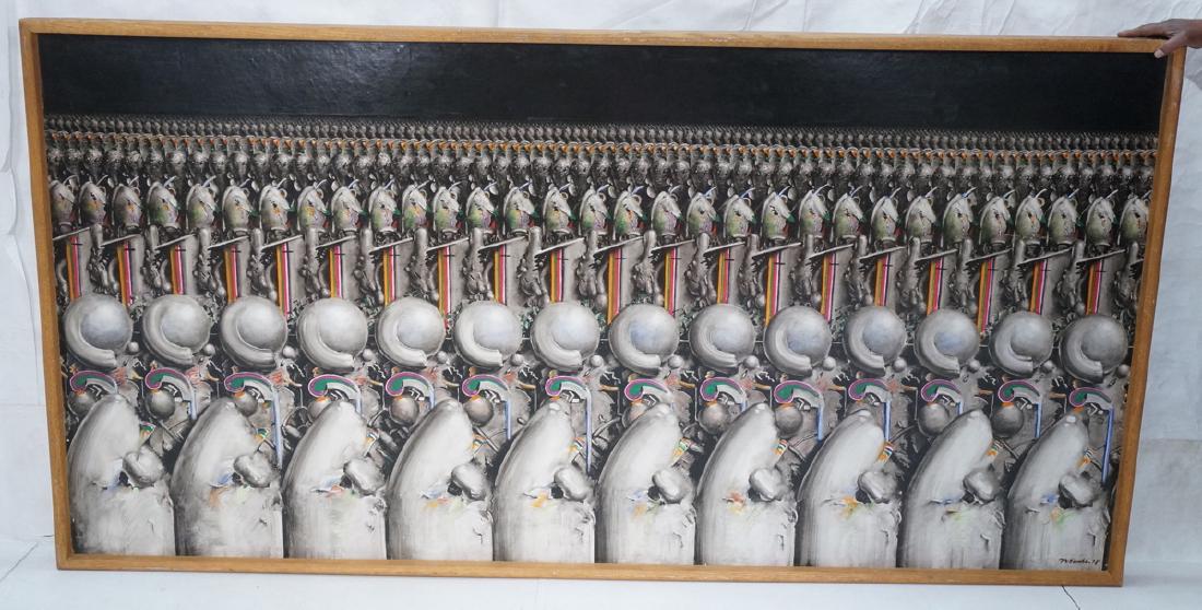 GERALD MCLAUGHLIN Lg Oversized Oil Painting. Repe (1 of 7)