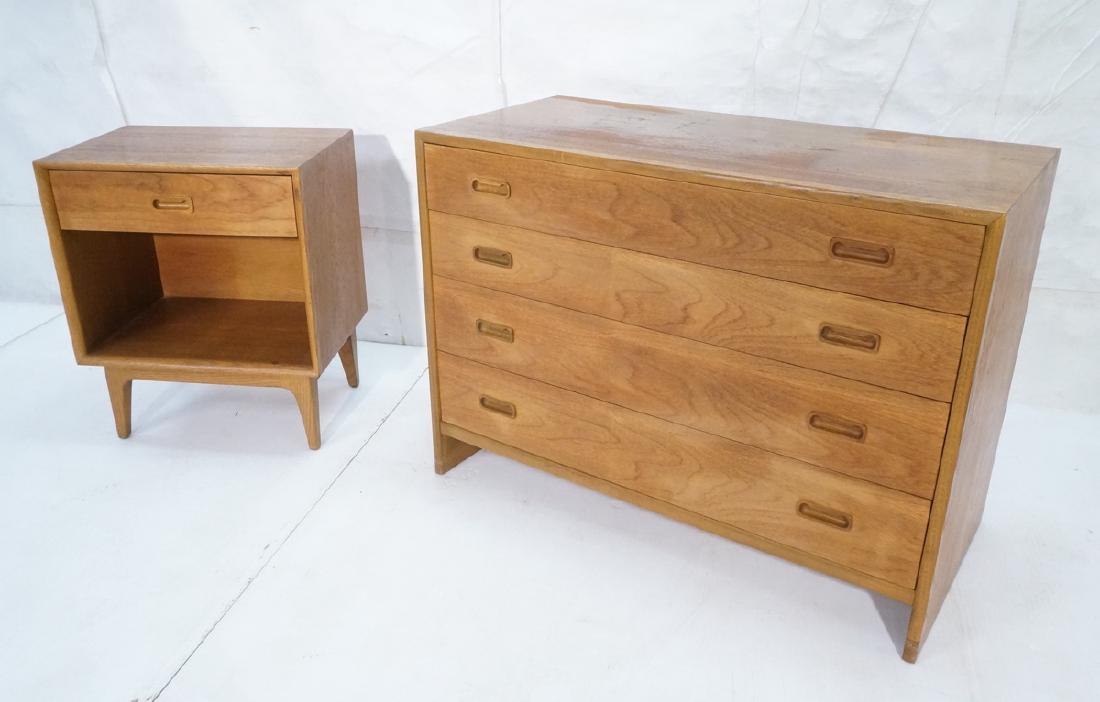 2pc Danish Modern Teak Bedroom Set. Bachelors che (1 of 10)