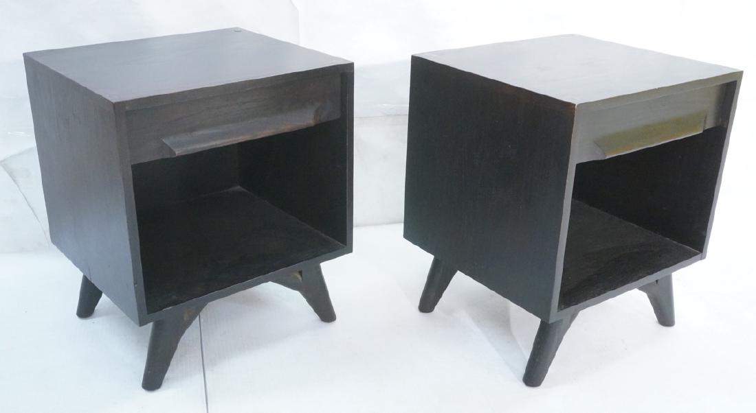 Pr Jack Van Der Molen Night Stands. Dark Stained (1 of 9)