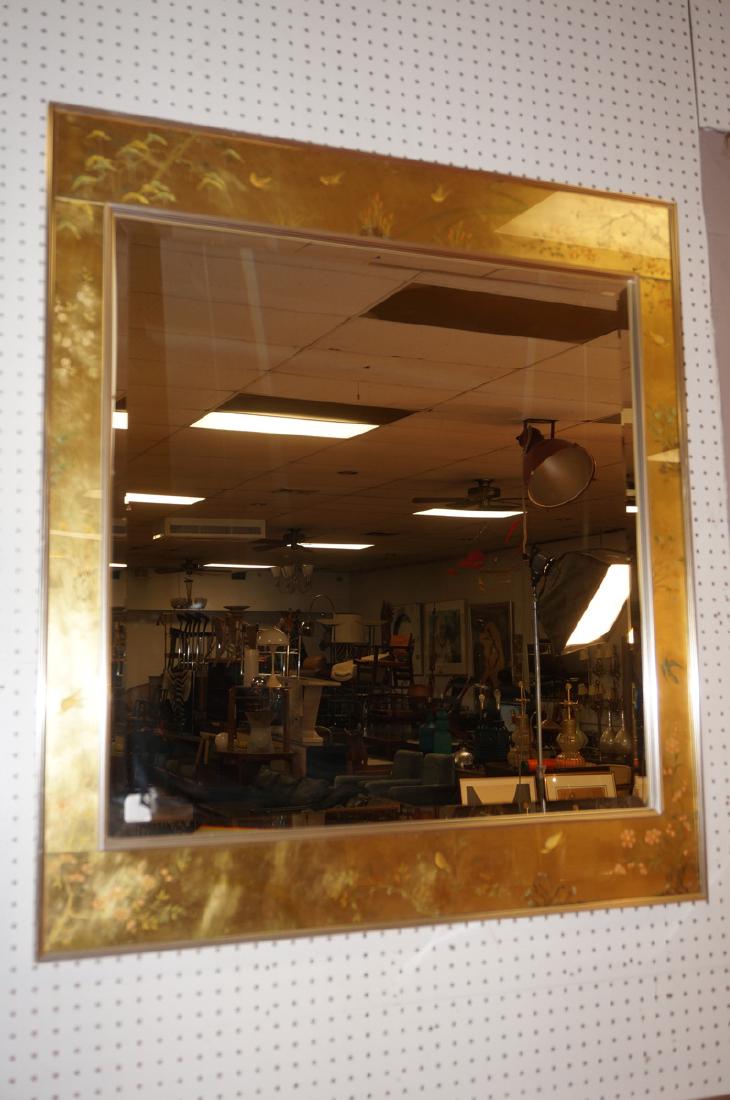 LaBARGE Eglomise Asian Design Mirror. Asian lands (1 of 10)