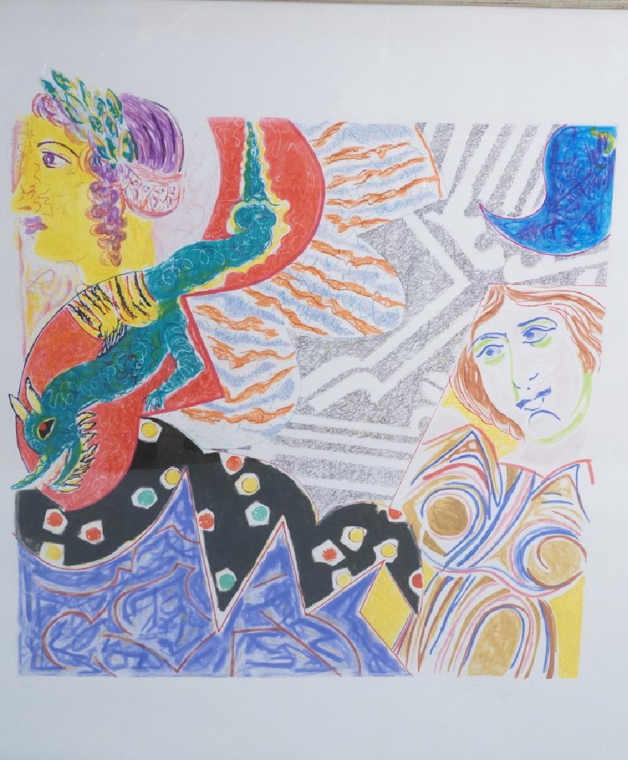 NANCY GRAVES signed Lg Abstract Lithograph Prin. (1 of 9)