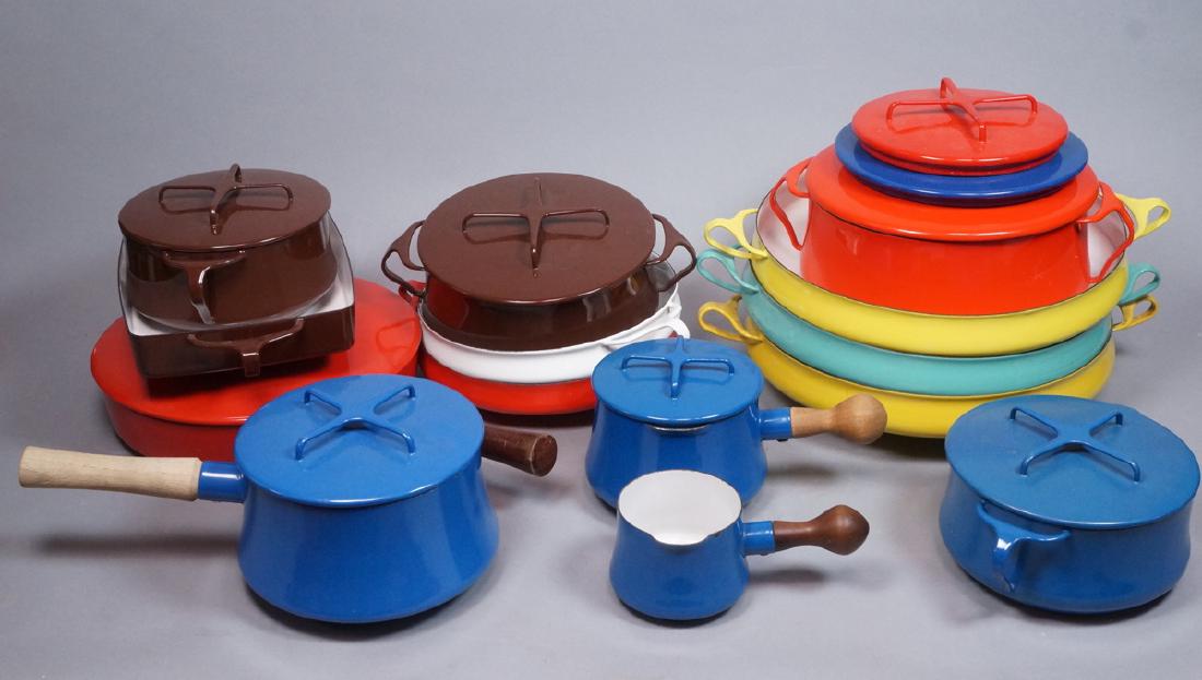 16pcs Danish Enamel DANSK Kobenstyle. Assorted co (1 of 9)