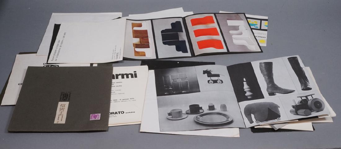 Lot Of Modern Design Ephemera. "Danese Milano"; E (1 of 9)