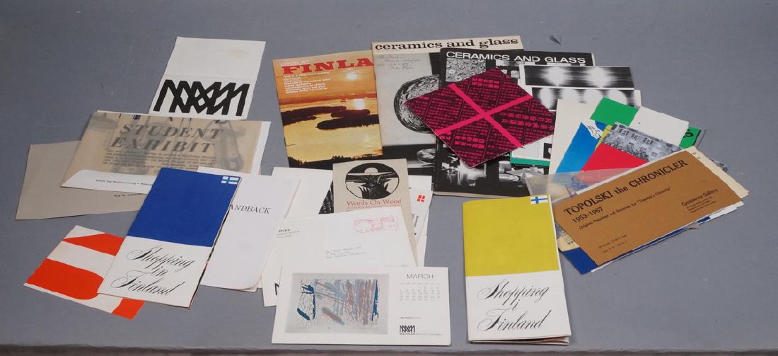 Lot Of Modern Design Ephemera. MULTIPLES GALLERY, (1 of 10)